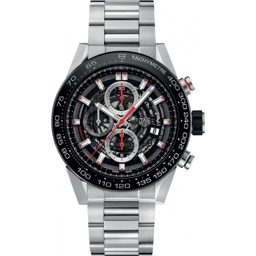 Tag Heuer Carrera Black Dial Watches Online Men's Watch CAR2A1W-BA0703